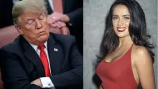 Donald Trump fue rechazado por la actriz mexicana Salma Hayek