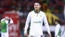 ¡Como superestrella! James Rodríguez abandona León acompañado de alta seguridad