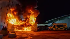 Alrededores de Manchester City se incendian previo a juego de Champions