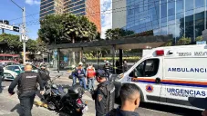 VIDEO: Balacera afuera del Metro Insurgentes Sur deja como saldo un hombre muerto