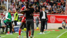 Larcamón celebró la victoria ante América