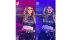 Alicia Villarreal hace señal de auxilio en pleno concierto, tras sufrir violencia familiar