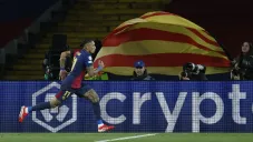 Raphinha celebra ‘a lo Messi’