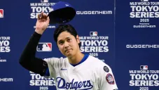 Shohei Ohtani hizo jonrón en el Tokyo Dome y deleitó a los fans en Japón