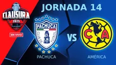 Pachuca vs América EN VIVO Liga MX Clausura 2025 Jornada 14
