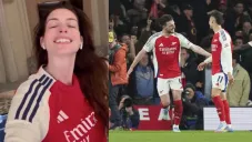 ¡Amor por los Gunners! Anne Hathaway celebra goleada del Arsenal al Real Madrid en Champions