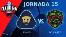 Pumas vs Juárez: ¿Dónde ver la Jornada 15 de la Liga MX?