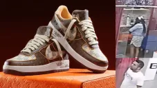 Este par es único porque fue hecho de madera, así que es una obra de arte.