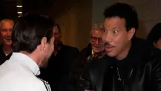 Lionel Messi conoció al cantante que le debe su nombre, Lionel Richie