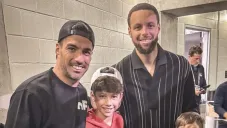 Suárez y Curry se conocieron luego de un juego de NBA