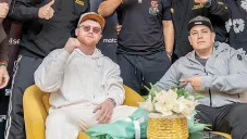 Canelo Álvarez aterrizó en Arabia Saudita