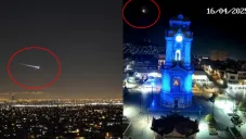 El fragmento rocoso no causó daños en la población.