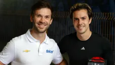 ¡Visita de lujo! Tigres recibe en El Volcán a Daniel Suárez, piloto mexicano de NASCAR