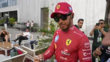 Hamilton fue superado por Leclerc en Jeddah