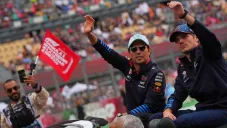 Checo Pérez y Max Verstappen, en el Gran Premio de México 2024