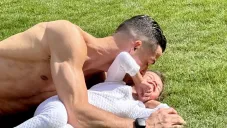Cristiano Ronaldo con su familia