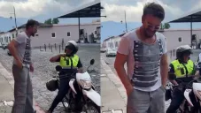 VIDEO: Ricardo Arjona casi recibe multa de tránsito por estacionarse mal mientras compraba dulces