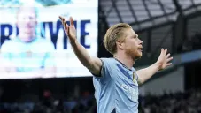 Celebracion de Kevin De Bruyne