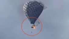 Globo aerostático se incendia en Zacatecas durante festival y deja un muerto