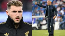 Santi debutó en Cruz Azul bajó el mando de Jémez
