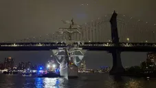 Revelan posibles causas del choque del Buque Cuauhtémoc en el Puente de Brooklyn