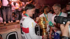 El gesto de Angelo Stiller que lo 'acerca' a Real Madrid