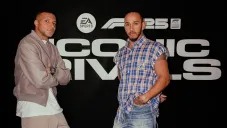 Hamilton y Mbappé se juntaron en un evento de la EA Sports