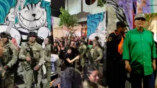 Por la noche del viernes, las autoridades desalojaron a las personas que estaban en pleno concierto