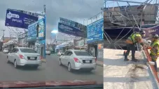 Los hechos ocurrieron sobre Avenida Central cerca del Metro Olímpica de la Línea B.