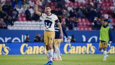 Lisandro Magallán en partido de la Liga MX