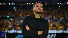 Nicolás Larcamón, en su último encuentro con Necaxa