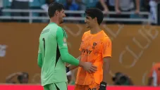 Courtois y Bono tras el juego del Real Madrid