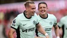 Mykhailo Mudryk durante juego con Chelsea