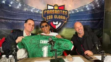 Luis García, Martinoli y Jorge Campos en su transmisión de youtube