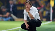 Matías Almeyda como entrenador del AEK de Atenas