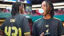 Robinson Canó Jr. sorprende al portar la camiseta de la Selección Mexicana en el HR Derby 2025