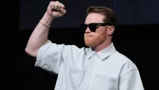 Canelo Álvarez en conferencia de prensa