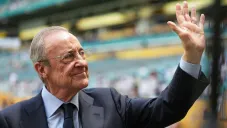 Florentino Pérez visita entrenamiento del Real Madrid