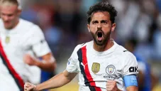 Bernardo Silva generó polémica con el primer gol