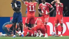 Jamal Musiala sufre una terrible lesión en el duelo PSG vs Bayern Munich