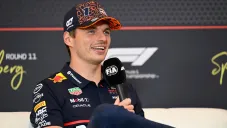 Verstappen en conferencia de prensa