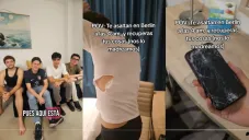 Una persona los atacó cuando buscaba ofrecerles algo ilícito.