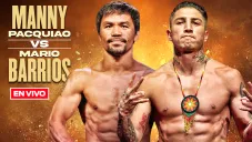 Manny Pacquiao vs Mario Barrios EN VIVO Título Wélter CMB desde Las Vegas