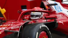 Charles Leclerc en Ferrari