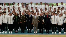 Marijose Alcalá y Rommel Pacheco confirman buena relación entre el COM y CONADE