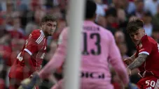 El arquero mexicano en el partido ante el Liverpool