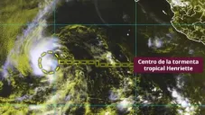 Tormenta tropical Henriette se forma en el Pacífico Mexicano