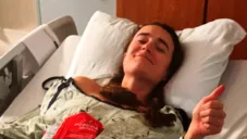 La joven artistas siempre se mantenía positiva a pesar de su padecimiento.