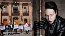 Crece la polémica por concierto de Marilyn Manson en SLP: entregan 6 000 firmas en su contra
