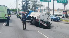 El caos vial está con rumbo al Aeropuerto Internacional de la Ciudad de México.
